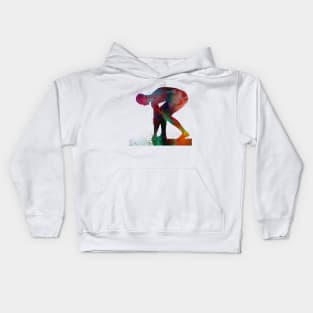 Swimmer sport art #swimmer #sport Kids Hoodie